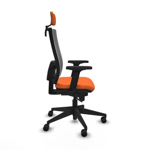 Kontorstol med nakkestøtte Piqueras y Crespo 2D066N2 Oransje