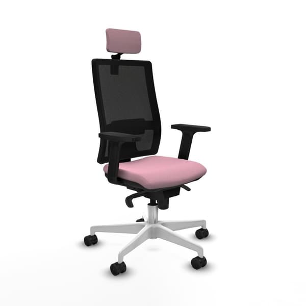 Kontorstol med nakkestøtte Piqueras y Crespo 2D026N2 Rosa