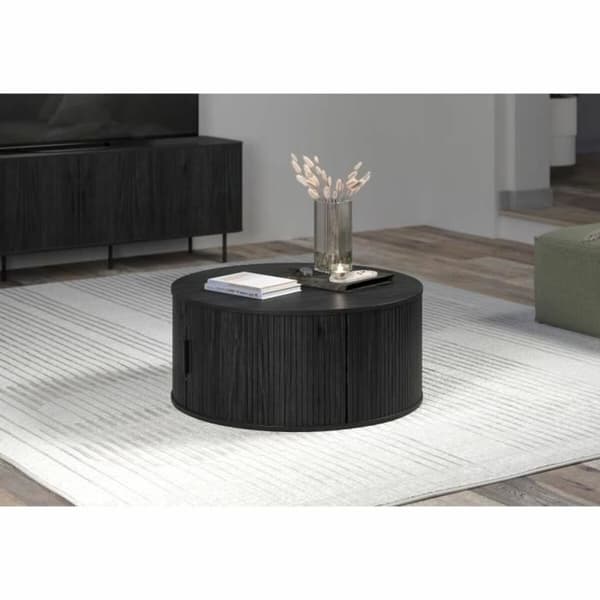 Sofabord Trendteam Sort 80 x 80 x 36 cm