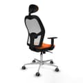 Miniatyrbillede 6 af 7: Kontorstol med hovedgærde Jorquera Piqueras y Crespo 1D086G1 Orange