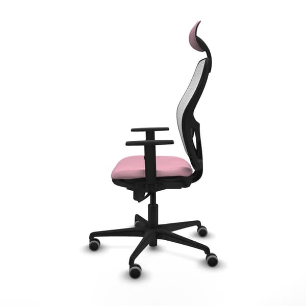 Kontorstol med hovedgærde Jorquera Piqueras y Crespo 1D036G1 Pink