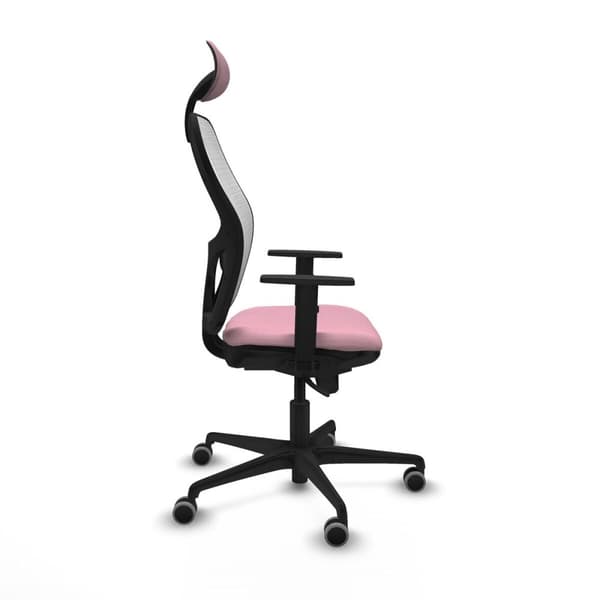 Kontorstol med hovedgærde Jorquera Piqueras y Crespo 1D036G1 Pink