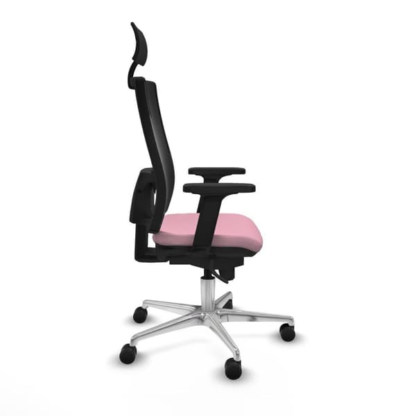 Kontorstol med hovedgærde Piqueras y Crespo 2D086N1 Pink