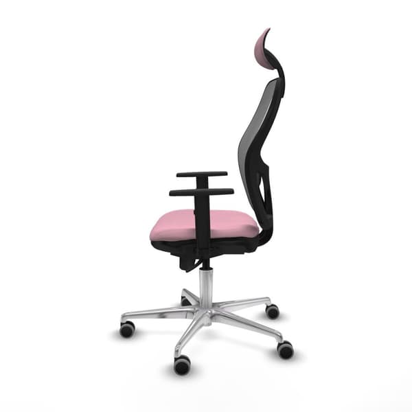 Kontorstol med hovedgærde Jorquera Piqueras y Crespo 1D086G1 Pink