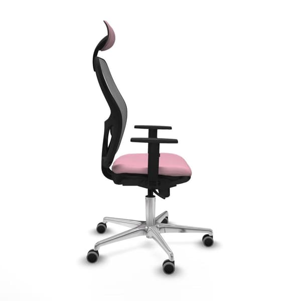 Kontorstol med hovedgærde Jorquera Piqueras y Crespo 1D086G1 Pink