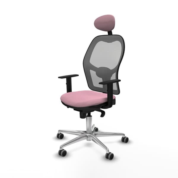Kontorstol med hovedgærde Jorquera Piqueras y Crespo 1D086G1 Pink