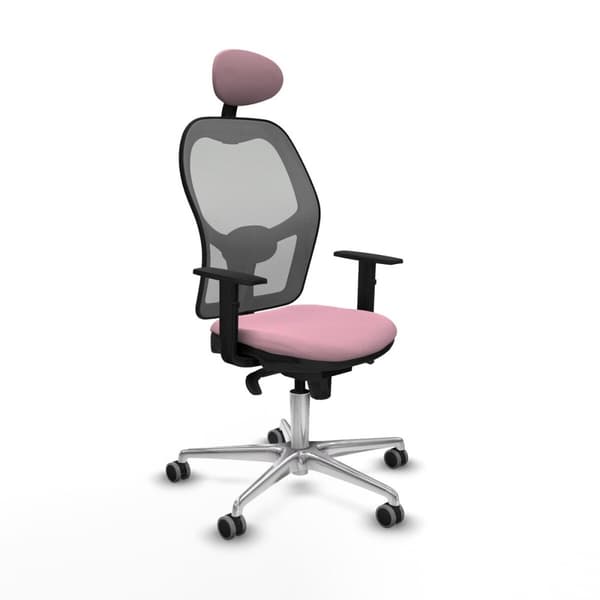 Kontorstol med hovedgærde Jorquera Piqueras y Crespo 1D086G1 Pink