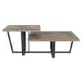 Miniatyrbillede 6 af 6: Sofabord Home ESPRIT Sort Natur Metal Gran 118 x 78 x 45 cm