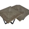 Miniatyrbillede 2 af 6: Sofabord Home ESPRIT Sort Natur Metal Gran 118 x 78 x 45 cm
