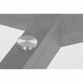 Miniatyrbild 2 av 6: Matsalsbord DKD Home Decor Glas Grå Transparent Trä MDF (160 x 90 x 75 cm)