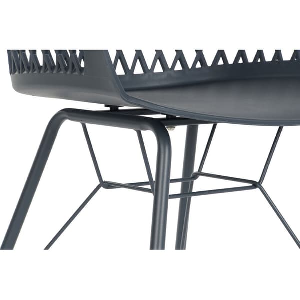 Matsalsstol DKD Home Decor Blå Marinblå 57 x 57 x 80,5 cm