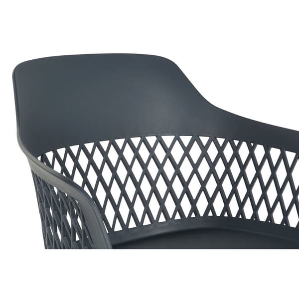 Matsalsstol DKD Home Decor Blå Marinblå 57 x 57 x 80,5 cm