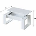Miniatyrbild 4 av 5: Sidobord 45-54 x 105 x 55 cm