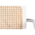 Miniatyrbild 2 av 5: Stol med armstöd DKD Home Decor Vit Silvrig Naturell Rattan Almträ 65,5 x 62 x 79 cm