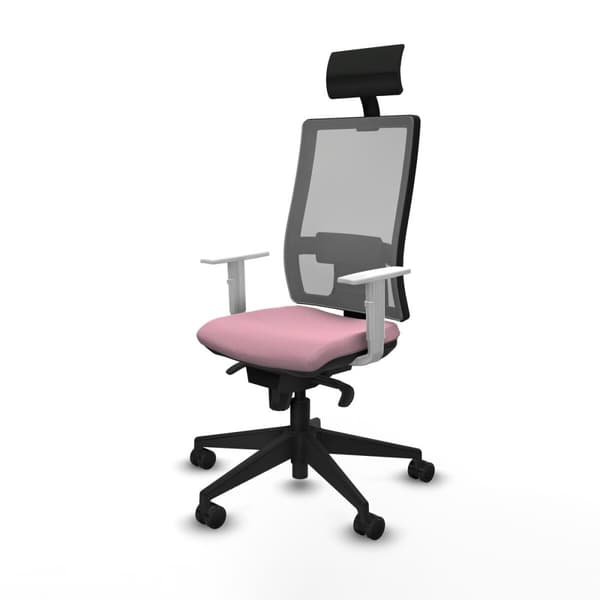 Kontorsstol med nackstöd Piqueras y Crespo 4B066N1 Rosa