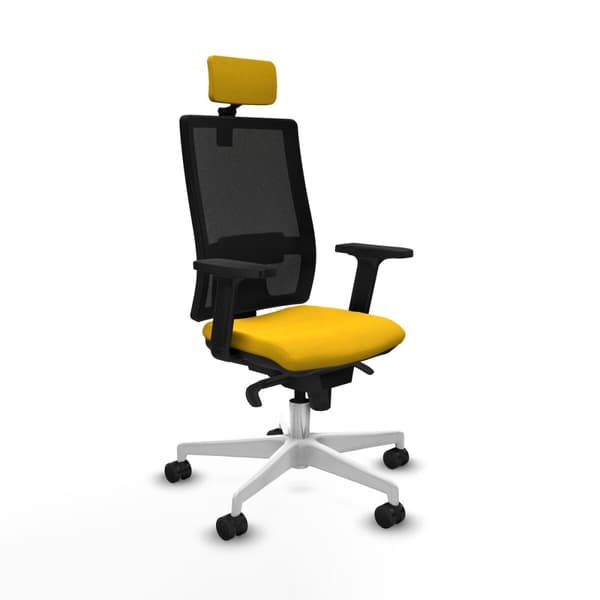 Kontorsstol Piqueras y Crespo 2D026N2 Gul