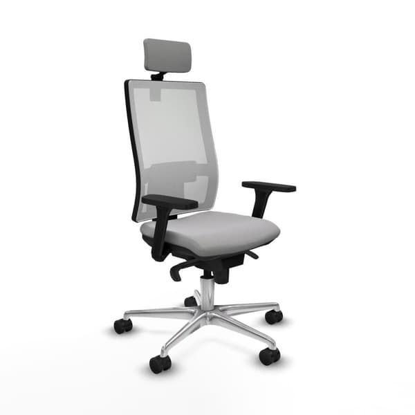 Kontorsstol Piqueras y Crespo 3D086N2 Ljusgrå