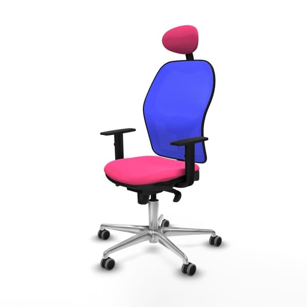 Kontorsstol med nackstöd Jorquera Piqueras y Crespo 1D086G1 Rosa