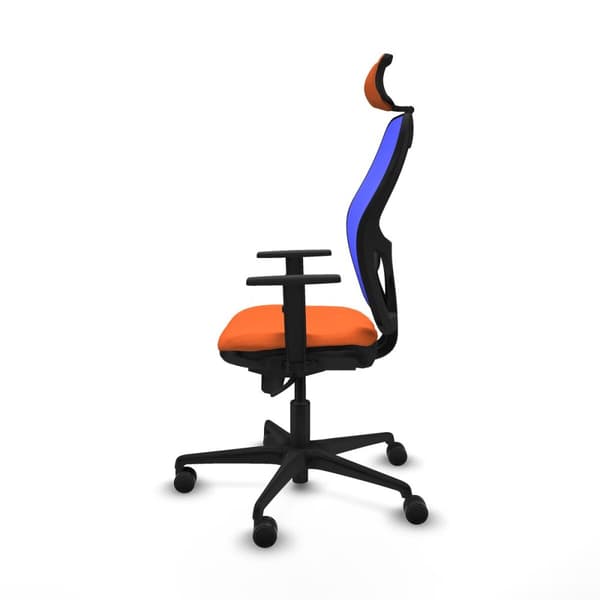 Kontorsstol med nackstöd Piqueras y Crespo 1D036N2 Orange
