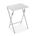 Miniatyrbillede 1 af 3: Sammenklappeligt bord Versa Hvid Metal Træ MDF (37,5 x 65,5 x 47,5 cm)
