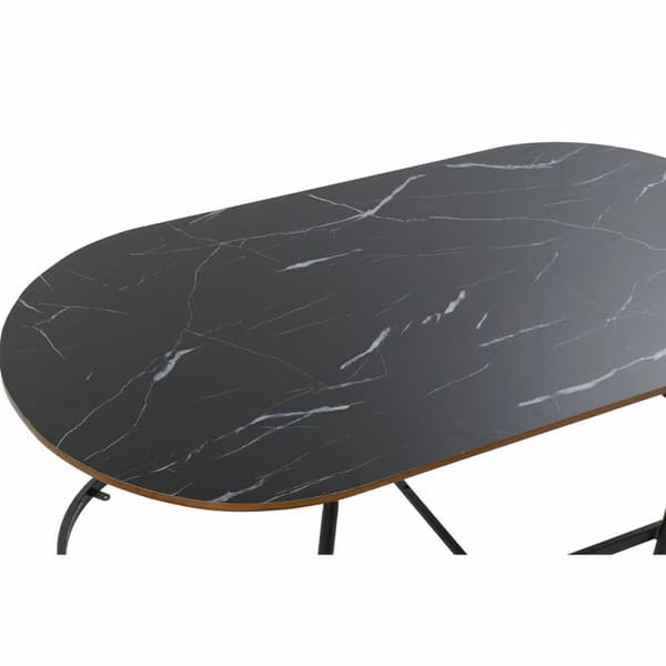 Spisebord DKD Home Decor Træ Krystal Jern 99,5 x 50 x 40 cm