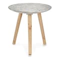 Miniatyrbillede 1 af 3: Sofabord Spiraler 40 x 39 x 40 cm Træ Brun Hvid