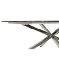 Miniatyrbillede 4 af 6: Sofabord DKD Home Decor Sølvfarvet Marmor Stål Plastik 130 x 80 x 45 cm