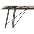 Miniatyrbillede 3 af 3: Spisebord DKD Home Decor Gran Natur Metal Lysegrå 161 x 90 x 75 cm
