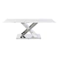 Miniatyrbillede 5 af 5: Sofabord DKD Home Decor Hvid Sølvfarvet Krystal Stål 120 x 60 x 42 cm