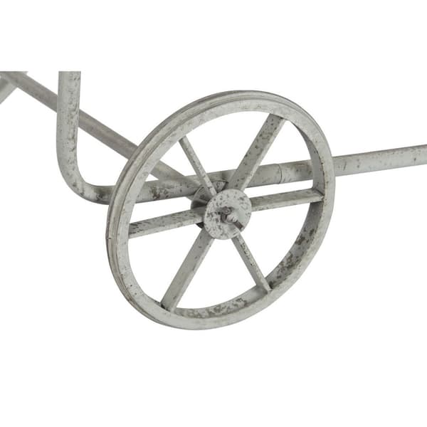 Sofabord DKD Home Decor Grå Natur Metal Gran 110 x 67 x 46 cm