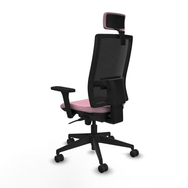 Kontorstol med hovedgærde Piqueras y Crespo 3D066N2 Pink