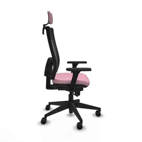 Kontorstol med hovedgærde Piqueras y Crespo 3D066N2 Pink