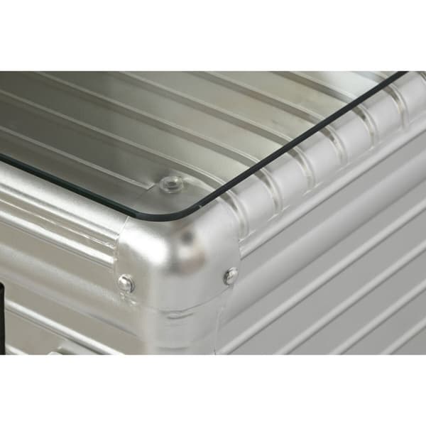Sofabord Home ESPRIT Metal Krystal 100 x 52 x 46 cm