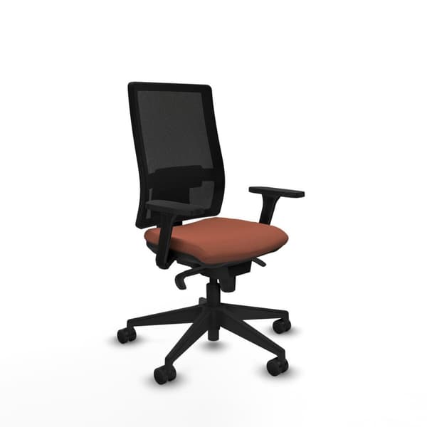 Kontorstol Piqueras y Crespo 3D066N0 Brun Sort