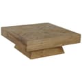 Miniatyrbillede 1 af 5: Sofabord Home ESPRIT Brun Fyr 100 x 100 x 36 cm