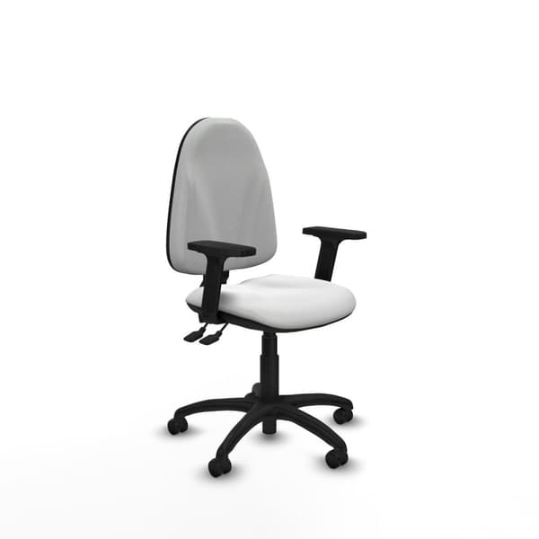 Kontorstol Piqueras y Crespo B2D01RF Hvid