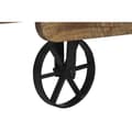 Miniatyrbillede 5 af 5: Sofabord Home ESPRIT Sort Natur Metal Mangotræ 130 x 80 x 32 cm
