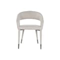 Miniatyrbillede 5 af 7: Spisebordsstol Home ESPRIT Beige Polyester Metal 57,5 X 60 X 81 cm