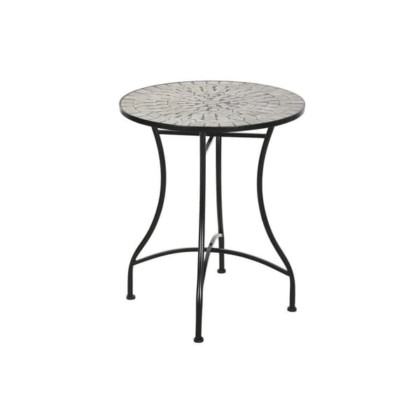 Sofabord Home ESPRIT Sort Multifarvet 60 x 60 x 72 cm