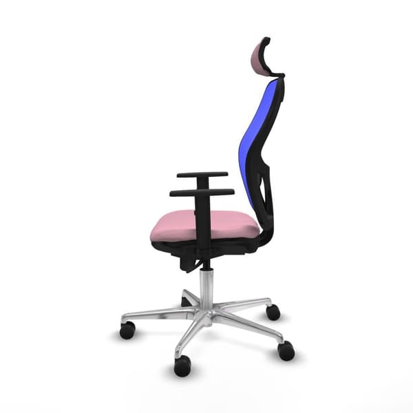 Kontorstol med hovedgærde Piqueras y Crespo 1D086N2 Pink