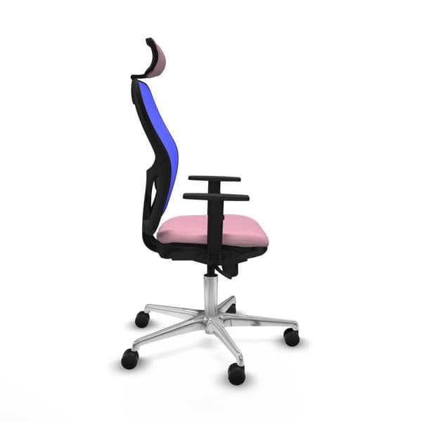 Kontorstol med hovedgærde Piqueras y Crespo 1D086N2 Pink