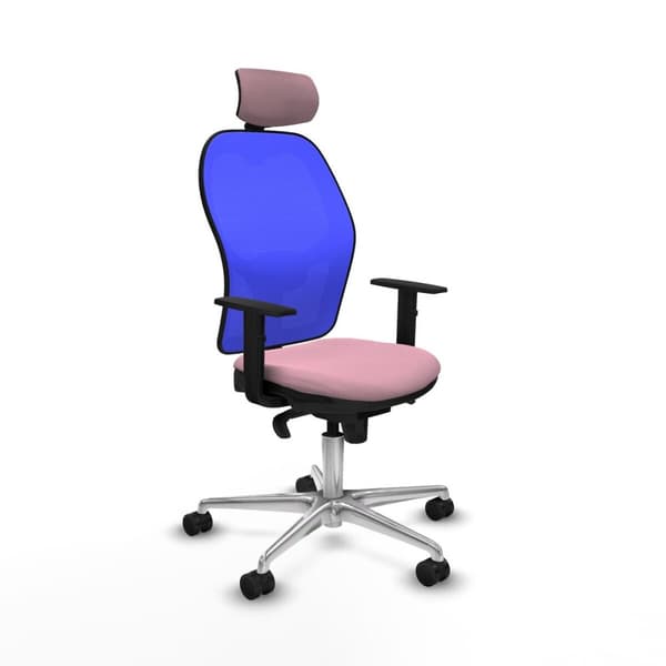 Kontorstol med hovedgærde Piqueras y Crespo 1D086N2 Pink