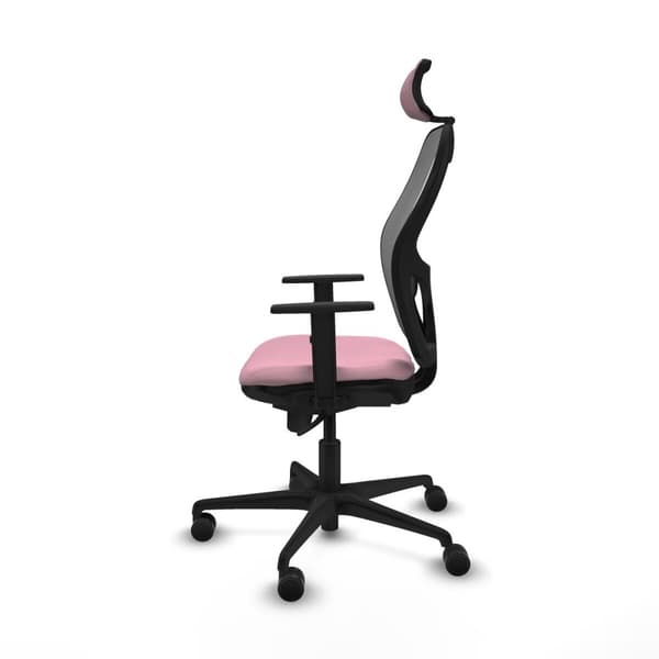Kontorstol med hovedgærde Piqueras y Crespo 1D036N2 Pink