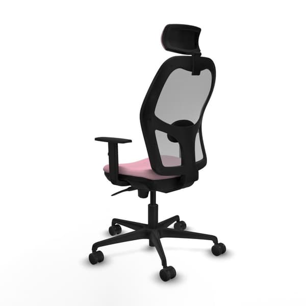 Kontorstol med hovedgærde Piqueras y Crespo 1D036N2 Pink
