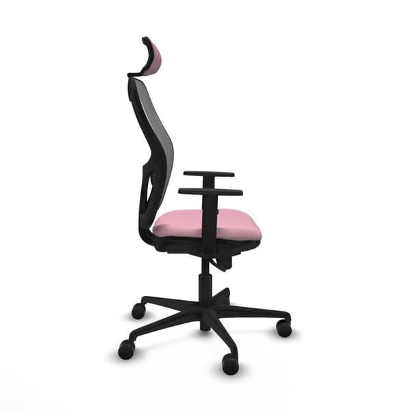 Kontorstol med hovedgærde Piqueras y Crespo 1D036N2 Pink