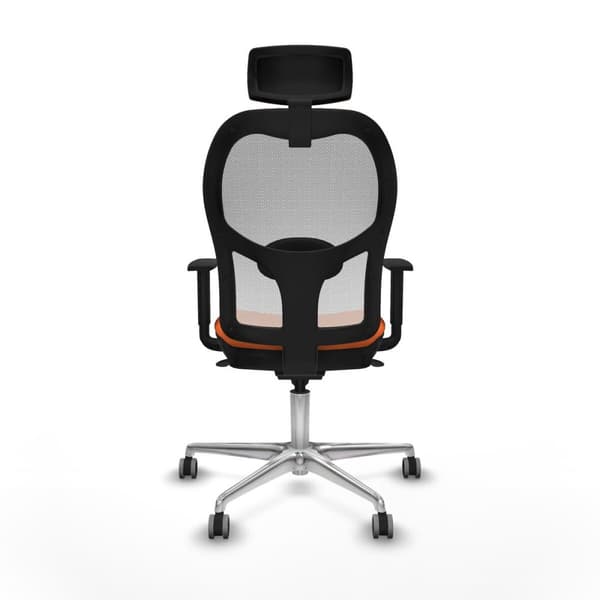 Kontorstol med hovedgærde Piqueras y Crespo 1D086G2 Orange