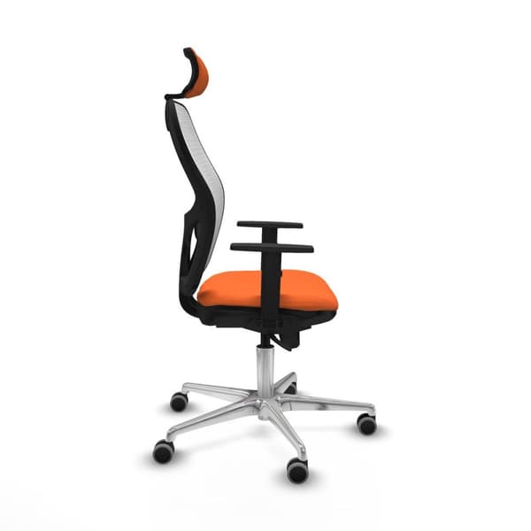 Kontorstol med hovedgærde Piqueras y Crespo 1D086G2 Orange