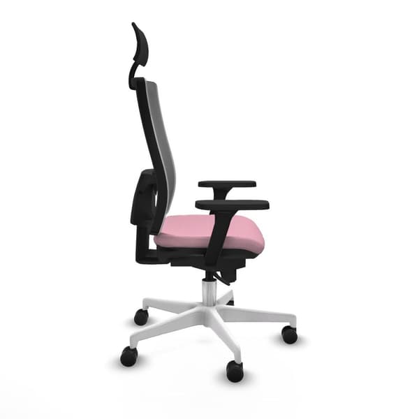 Kontorstol med hovedgærde Piqueras y Crespo 3D026N1 Pink