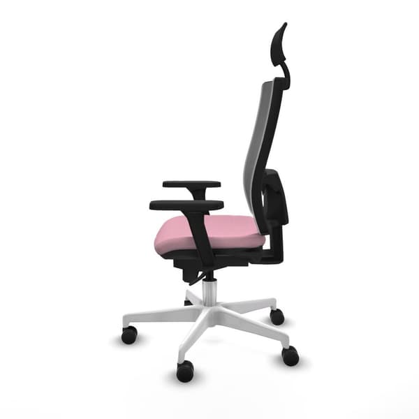 Kontorstol med hovedgærde Piqueras y Crespo 3D026N1 Pink