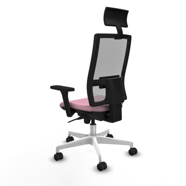 Kontorstol med hovedgærde Piqueras y Crespo 3D026N1 Pink